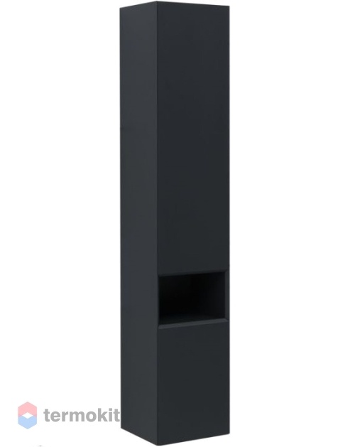 Шкаф-колонна Allen Brau Infinity 35 подвесной левый антрацит матовый 1.21010.AM