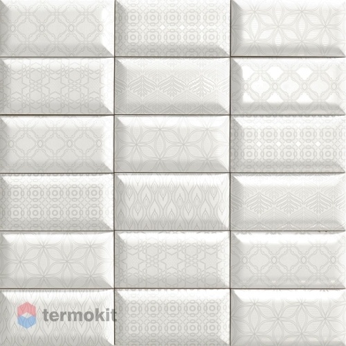 Керамическая плитка Mainzu Bumpy Luxor White (Mix без подбора) Настенная 10х20