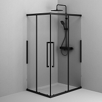 Душевой уголок AM.PM Func 2000x1200x800 черный матовый W84G-403-12080-BТ