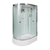 Душевая кабина Deto D 120x80 Хром (рифленое стекло) D272S R