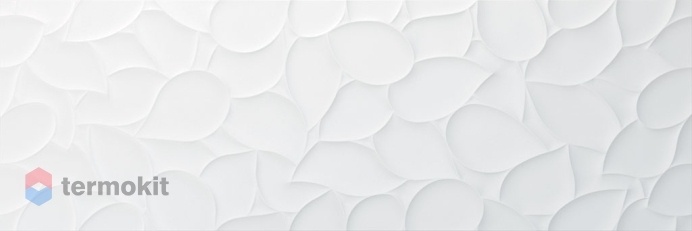 Керамическая плитка Azulev Colours Leaf White настенная 33x100