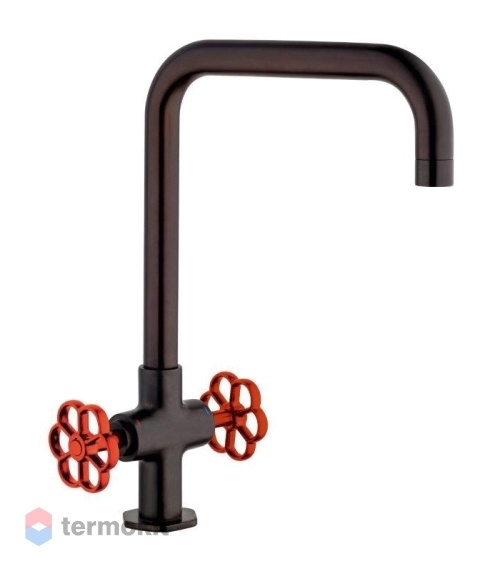 Смеситель для кухни Paini Garage черный матовый 72PZ490RB599BRE