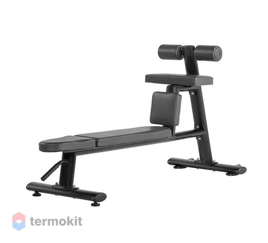 Скамья для скручиваний горизонтальная Bronze Gym H-035_B черная