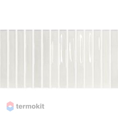 Керамическая плитка DNA Tiles Flash Bars Light White настенная 12,5х25