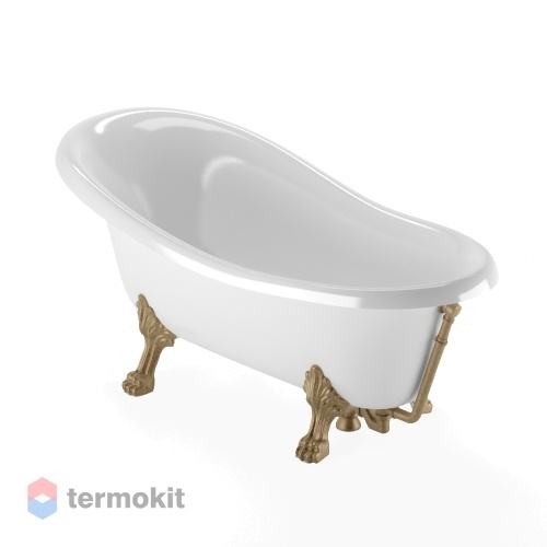 Ванна из искусственного камня Veragio Gialetta 1700х800 бронза 26928