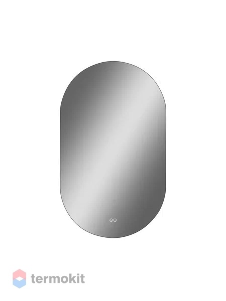 Зеркало Континент Fleur medium 65 с подсветкой, антизапотеванием белый ЗЛП1555