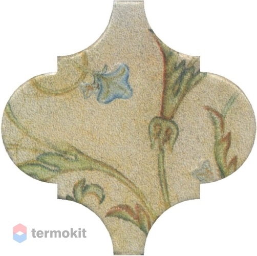 Керамическая плитка Kerama Marazzi Арабески Котто OP/A167/65000 орнамент декор 6,5x6,5