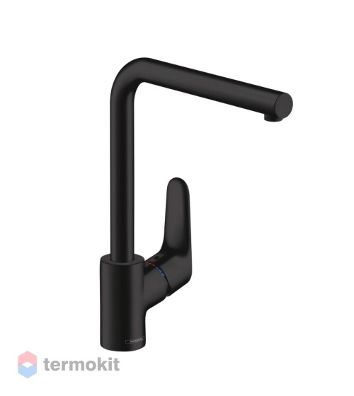 Смеситель для кухни Hansgrohe Focus M41 черный матовый 31817670