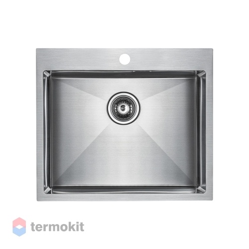 Мойка для кухни Paulmark Isar брашированная сталь PM805951-BS