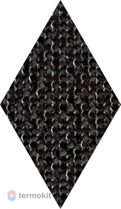 Керамическая плитка Tubadzin Coralle W-diamond black настенная 9,6x11,2