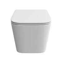 Унитаз подвесной BelBagno DUE-TOR безободковый, с системой смыва "Торнадо", с сиденьем soft close BB5171CH-TOR/SC