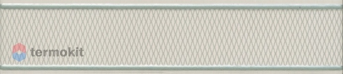 Керамическая плитка Kerama Marazzi Браганса VT/B306/6000 Бордюр голубой матовый 5,4х25
