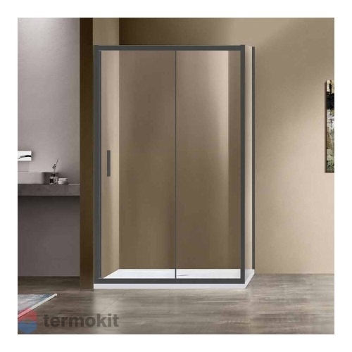 Душевой уголок Vincea Garda 1900x1100x900 вороненная сталь VSR-1G9011CLGM