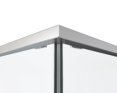 Душевой уголок Vincea Ultima 2000x1000x1000 вороненая сталь VSS-7UL1010CLGM