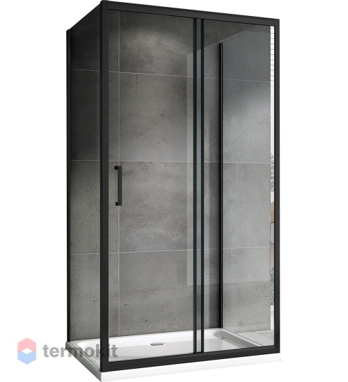 Душевой уголок ABBER Schwarzer Diamant 1950x1600x850 черный AG30160B-S85B-S85B
