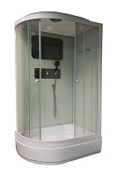 Душевая кабина Parly Bianco 120x80 (прозрачное стекло) левая белый BMM120L