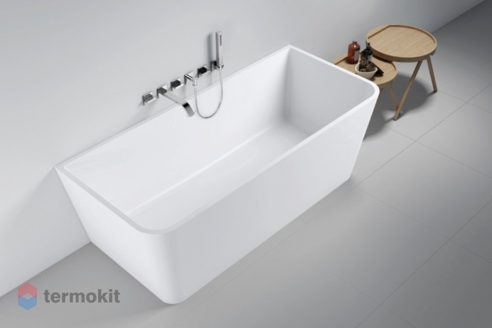 Ванна из искусственного камня NTBagno Rettangolo 1600x700 белый матовый NT309