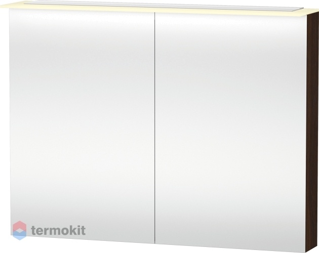 Зеркальный шкаф Duravit X-Large 100 с подсветкой Орех (брашированный) XL759506969