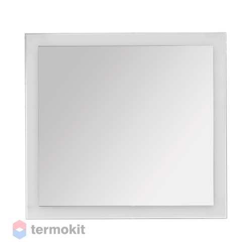 Зеркало DREJA Kvadro 80 подвесное с подсветкой Белый глянец 77.9012W