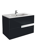 Тумба ROCA Victoria Nord Black Edition 80 подвесная ZRU9000097