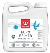 Tikkurila Euro Primer Укрепляющая грунтовка глубокого проникновения с добавками против грибков и плесени