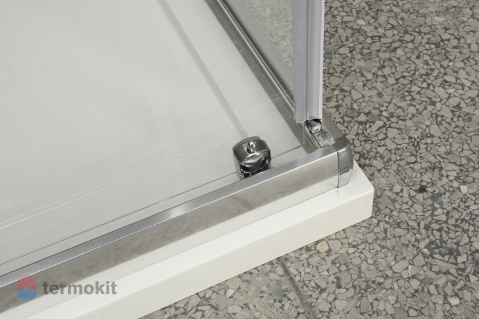 Душевой уголок BelBagno UNO 1850x1200x900 (рифленое стекло) хром UNO-AH-1-120/90-P-Cr