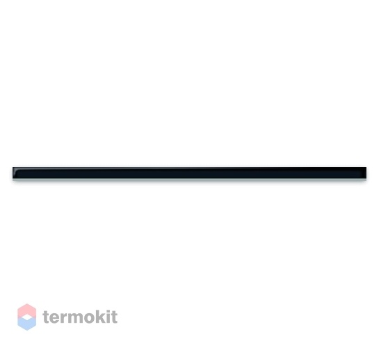 Керамическая плитка Mei Universal Glass Спецэлемент стеклянный черный 2x60 (UG1L231)