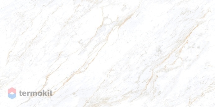 Керамогранит Infinity Ceramica Marmo Italiano Beatrix White Glossy Golden Line 60x120
