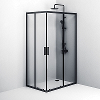 Душевой уголок AM.PM Gem S 1200x800x2000 черный матовый W93G-404-120280-BT