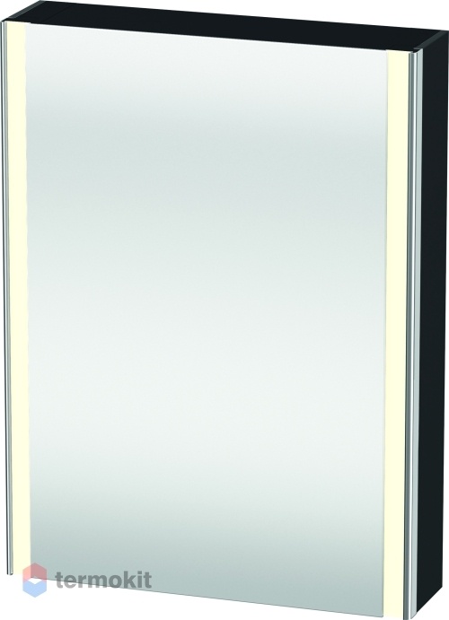 Зеркальный шкаф Duravit XSquare 60 с подсветкой Графит XS7111L8080