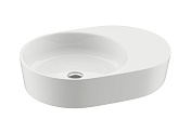 Раковина накладная Ravak Moon 2S 560x400 без отверстия под смеситель, без перелива XJN01300003