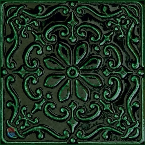 Керамическая плитка Tubadzin Tinta D-green (mix8) декор 14,8x14,8