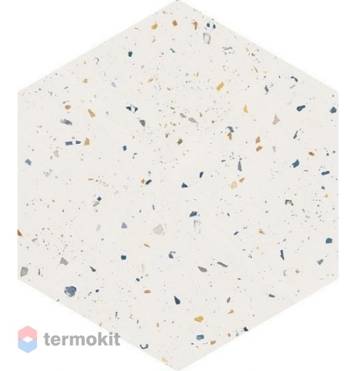 Керамогранит DNA Tiles Terrazzo White Colours 32x36,8