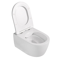 Унитаз подвесной ABBER Bequem с сиденьем микролифт AC1104