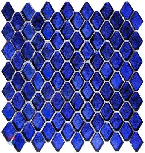Мозаика Caramelle Mosaic Alchimia Diamanti di cobalto (7x42) 28,2x31