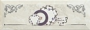 Керамическая плитка Monopole Petra Decor Pranzo Silver A декор 10х30