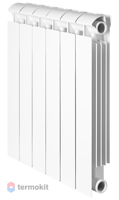 Секционный алюминиевый радиатор Global Klass 350 \ 06 cекций \ с боковым подключением