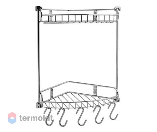 Полка металлическая двойная WasserKRAFT K-1222