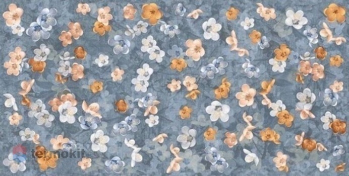 Керамогранит Piemme Homey 05275 Bloom Blue Nat Ret 60x120