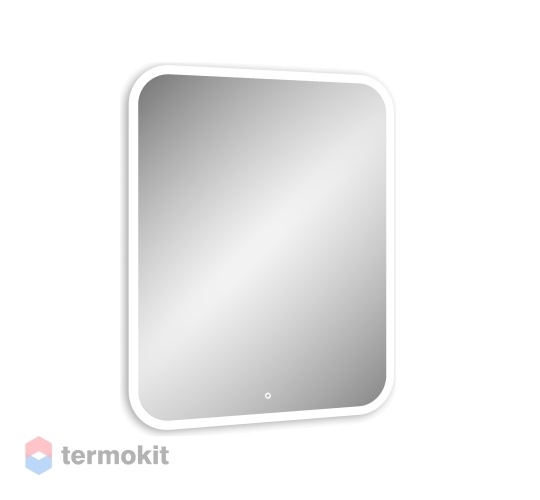 Зеркало Континент Glamour medium 50 с подсветкой белый ЗЛП490
