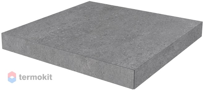 Ступень Kerama Marazzi Фондамента серый DL500900R/GCA угловая клееная 33х33