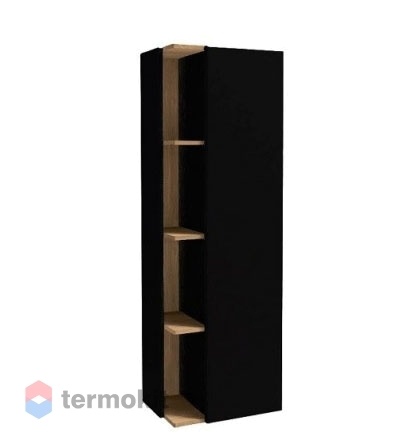Шкаф-колонна Jacob Delafon Terrace 150x50 подвесной черный блестящий EB1179D-274