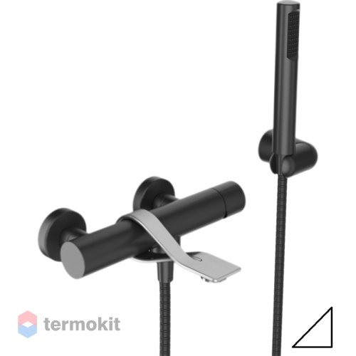 Смеситель для ванны и душа Webert One-B белый NB850101741