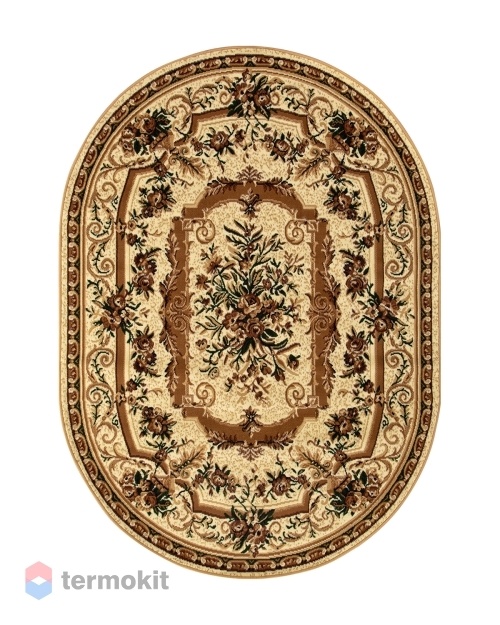 Ковёр Merinos Laguna 250x400 овальный кремовый 5439