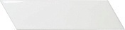 Керамическая плитка Equipe Chevron 23361 White Right Matt настенная 5,2x18,6