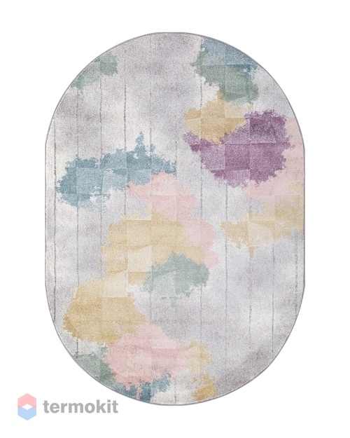 Ковёр Merinos Sofit 160x230 овальный кремовый/разноцветный C046