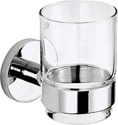 Стакан для зубных щеток NOFER BRASS хром 16356.B