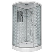 Душевая кабина Niagara Luxe 90x90 (прозрачное стекло) серебро NG-7701W