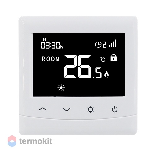 Kromwell Проводной комнатный термостат, белый, 230В