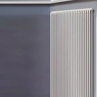 Стальной трубчатый радиатор КЗТО РС2 1750 белый / 10 секций с боковым подключением